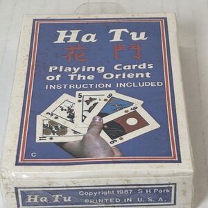 VTG Ha Tu Playing Cards of The‎ Orient 1987 S H Park Co Sealed Deck  Made In USA